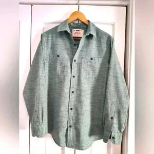 Urban Pipeline Men's Long Sleeve Green Button Down | Size Small